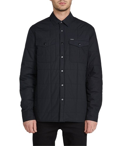 Volcom Mens Larkin Quilted Jacket Black Size S