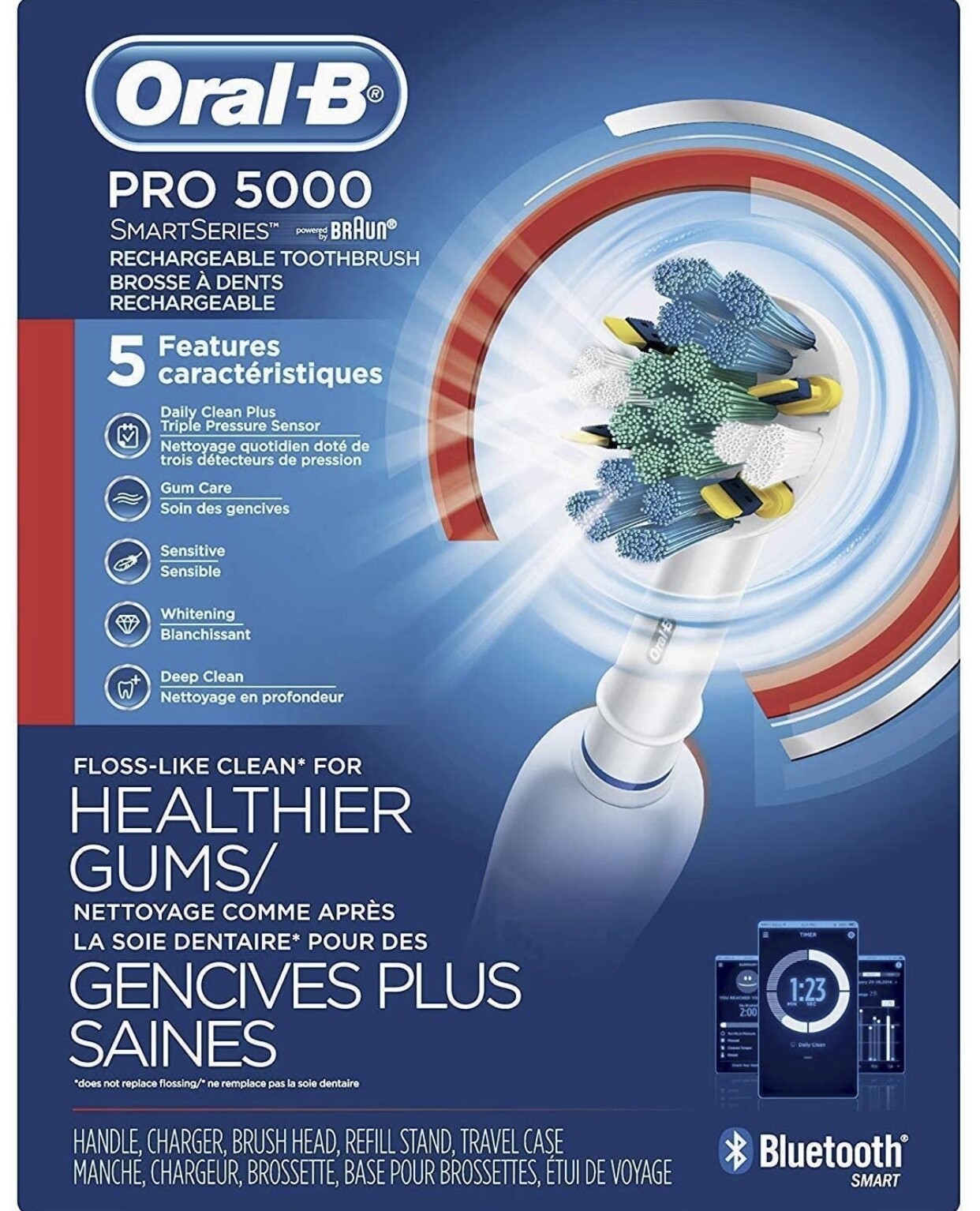 Oral-B Pro 5000 SmartSeries Rechargeable Electric Toothbrush