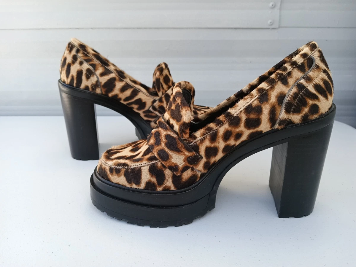 Gianni bini leopard best sale shoes
