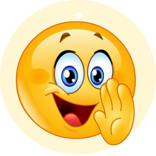 XXL 18X18 cm Autoaufkleber Sticker Emoji Aufkleber