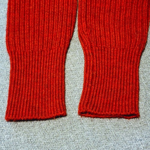 The Limited Pullover Damen Medium V-Ausschnitt Wollmischung rot Chevron Strick klassisch - Bild 4 von 17