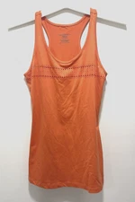Ruby Ribbon Women's Active Sleeveless T-Shirt Top Orange Size S 2256