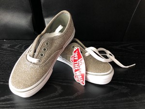 silver glitter vans toddler