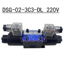 1PC NEW FOR HENRYD DSG-02-3C3-DL AC220V Hydraulic reversing solenoid valve