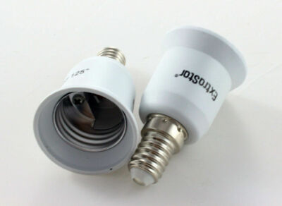 30pcs ExtraStar Adapter for E14 to E27 Reducer Bulbs Lamp Holder