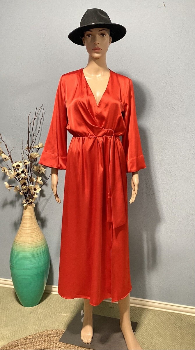 1 state ruffle midi dress Square Neck Ruffle Midi Dress with Slit in Fuchsia – Modsele