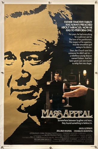 MASS APPEAL Original One Sheet Movie Poster - 1984 - ROLLED!