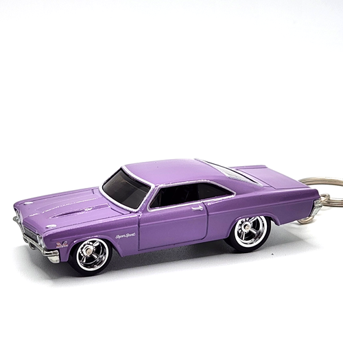 Chevy Impala 1966 púrpura personalizado escala 1/64 diecast 🎁 gran regalo🎁 - Imagen 2 de 7