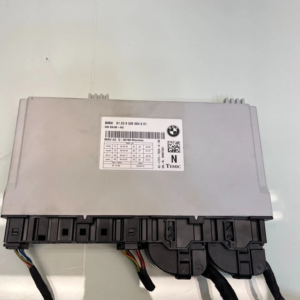 BMW 328i F30 2014 módulo de control del asiento eléctrico delantero - 9306084 Foto 2 de 4