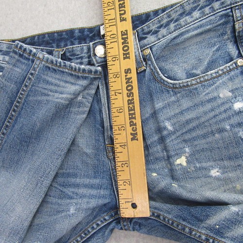 Chevignon Mens Regular Taper Jeans 30 x 32 Blue Distressed Vintage 57 - Imagen 11 de 13