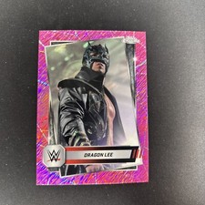 2025 Topps Chrome WWE Pink Shimmer #23 Dragon Lee – Raw