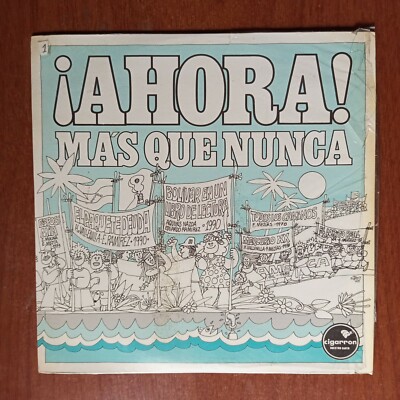 Grupo Ahora   Mas Que Nunca [1991] Vinyl LP Latin Folk Traditional Cigarron