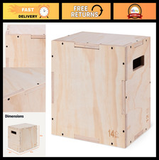 Plyometric Jump Box for Home Gym - Adjustable...