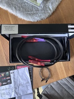 Tellurium Q Ultra Black II Turntable cable RCA conector RCA 1m negro