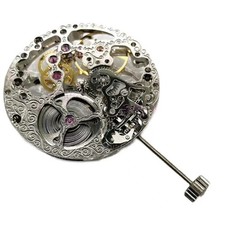 17 Jewels Hollow Manual Mechanical Watch Movement Small Seconds 6 For ETA 6498