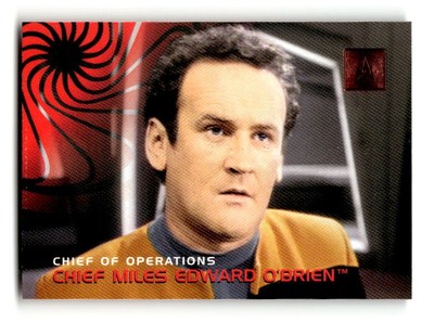 1996 Star Trek Phase Two  Trading Card #172 Chief Miles Edward O'Brien