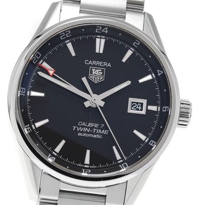 TAG HEUER Carrera caliber 7 WAR2010-0 Twin time Automatic Men's Watch_964085