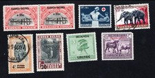 Rwanda 1925-61 set of stamps Mi# 19-182 MH/used CV=4.8$