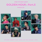 ATEEZ GOLDEN HOUR:PART.5 14th Mini Album DIGIPACK Ver/CD+Book+2 Card+Poster+GIFT