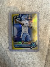 2021-22 Topps Sam Howell Chrome Prospects Yellow Refractor #96 /75 Rookie