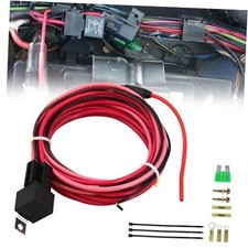 Electric Fuel Pump Relay Kit with 40 AMP Waterproof Relay, Wiring Harness,