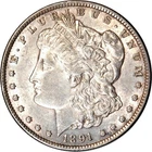 1891-CC $1 Morgan Silver Dollar AU K19218
