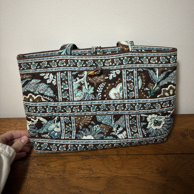 Vera Bradley Small Betsy Purse in Java Blue
