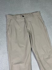 Greyson Montauk Trouser Mens 32x32 Beige Performance Golf Activewear Chino
