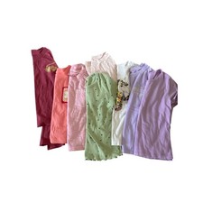 Cat Jack Girls Shirt Lot Size 6/7 S 8 Tops Short Sleeve Long Sleeve Unicorn
