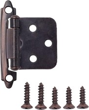 50-pack Ab-4010 Hinges 12 Inch Overlay Oil Rubbed Bronze Total 100 Hinges