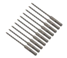 SATC 10PC 5/32"x6" Drill Bit Set SDS Plus Rotary Hammer Concrete Masonry Carbide