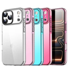 For iPhone 17 Pro Max 17 Pro Clear Case Shockproof Heavy Duty Fluorescence Cover