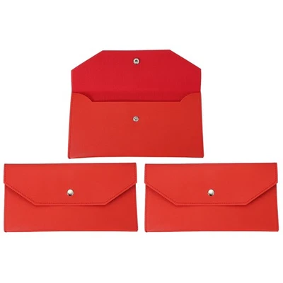 2er Pack Geldumschlag für Wallet, Budget-Geldhalter, Rot - Bild 1 von 4