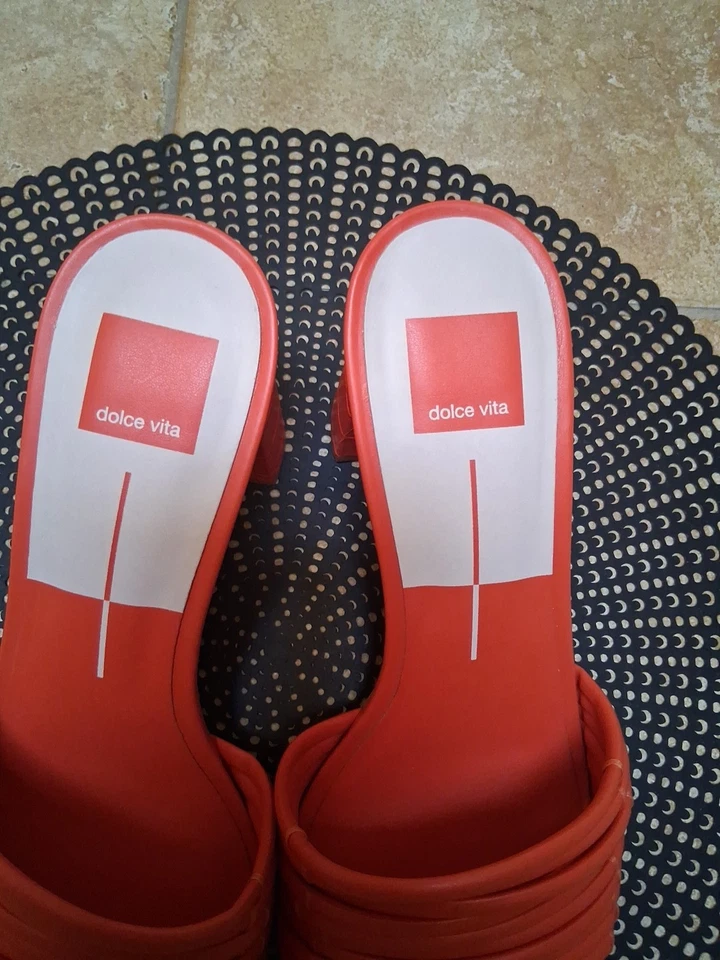 Sandalias Dolce Vita Priana negras de tacón ancho talla 11 Foto 2 de 4