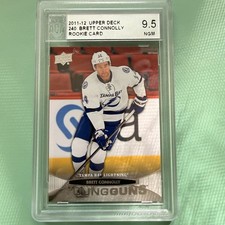 2011-12 Upper Deck Young Guns #240 Brett Connolly RC ACA 9.5 Rookie