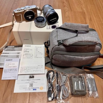 Excellent OLYMPUS E-PL9 Double Zoom Kit With Carrying Bag