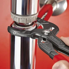 Pipe Gripping Pliers-Replaceable Plastic Jaws