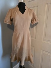Nanette Lapore Nolita Stretch Sheath Dress Tan Office Work Wear Professional 6