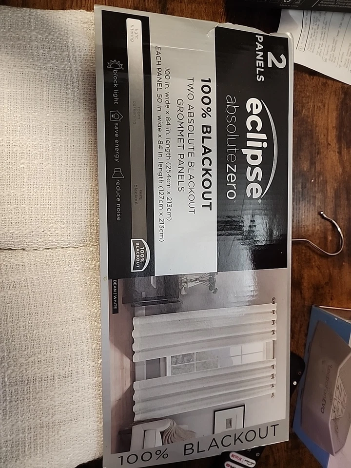 Eclipse Absolute Zero Blackout 100INX84INCH Curtain Panel - Image 2 of 4