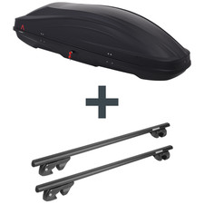 Dachbox G3 Spark 420 + Dachträger Menabo Sherman für Suzuki Ignis II Typ MH EBA