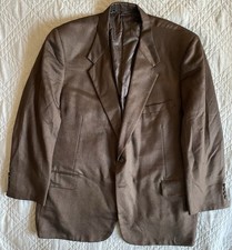 Tom James Made in USA from HOLLAND & SHERRY Wool Fabric Sports Jacket Size 46 R