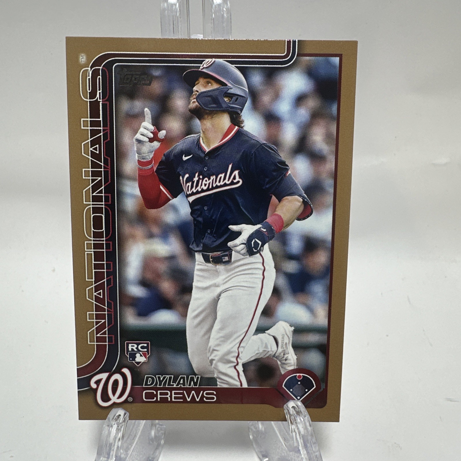 2025 Topps Series One Dylan Crews #74 Rookie Gold #'d /2025 (RC)