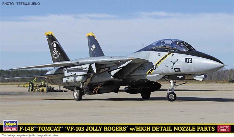 Hasegawa SP673 - 1/72 F-14B Tomcat Vf-103 Jolly Rogers - New