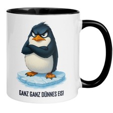 Tasse Pinguin    Ganz ganz dünnes Eis    lus...