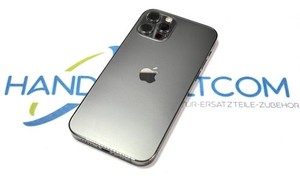✅w.NEU Original Apple iPhone 12 Pro Gehäuse VORMONTIERT Backcover Rahmen Black✅
