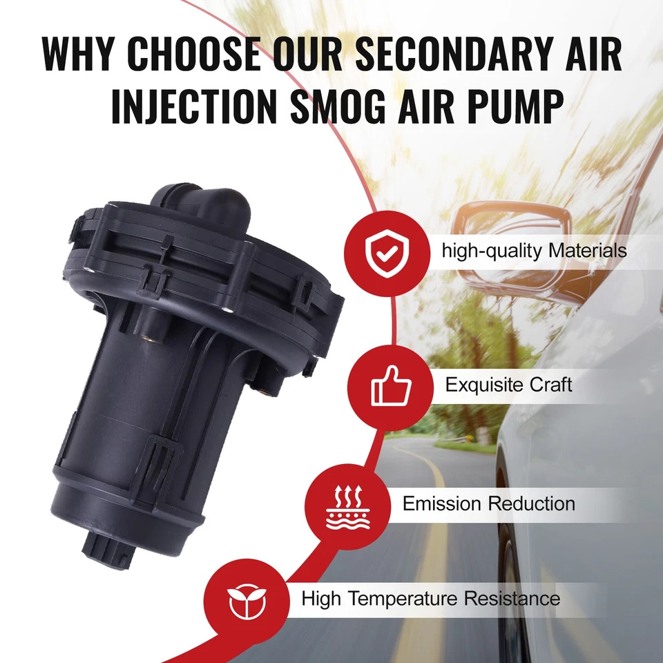 Bomba de inyección de aire secundaria para VW Jetta Passat Golf Audi A6 Quattro 078906601E Foto 3 de 4