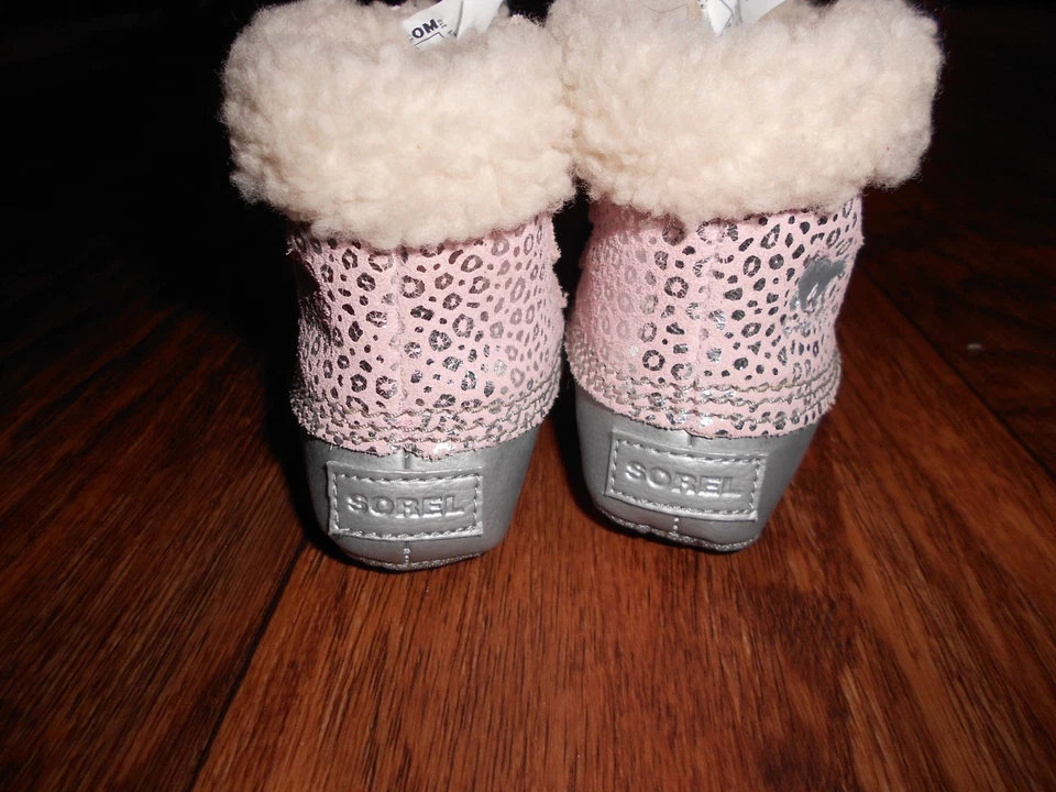 NUEVO Sorel Bebé Niñas Botas Talla 2 Caribootie II Invierno Nieve 0 - 6 Meses Foto 4 de 4