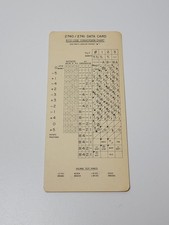 IBM 2740/2741 Data Card BCD Code Conversion C...