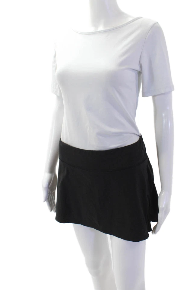 Mini Skort Lululemon Mujer Negro Talla 6 Foto 2 de 4