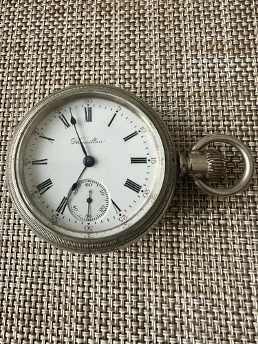 Hamilton Pocket Watch  Grade 925 Model 2 Vintage Antique